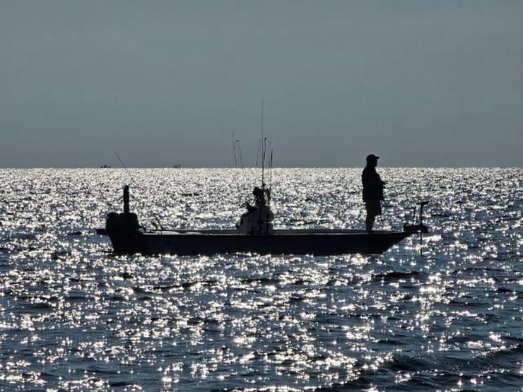 sunset boat